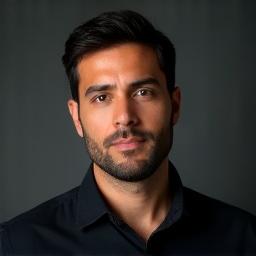 Foto profesional de Carlos Andrés Ramírez, Ingeniero de Audio de Rayo Voices.